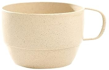 DINGDO Tazza da caffè Europea Tazza da Latte di Sicurezza Tazza da Latte in plastica innocua a Lunga Durata Facile da Pulire per Le Forniture domestiche
