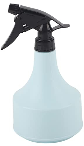 Buachois 600ml Gießkanne mit Sprüher für Innen und Außenbereich, Kunststoff Moderne Stil Klein Wasserkanne für Sukkulenten, Bonsai, Garten Blumen Pflanzen Bewässerung(Blau)