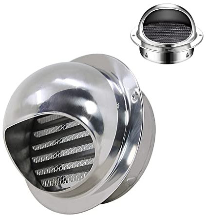 Griglia Di Ventilazione A Sfera Per Cucina Ø 50-200mm, Copertura Di Ventilazione Acciaio Inox Griglia Ventilazione Griglia Aerazione, Robusto Durevole Cappa Di Scarico Accessorio Di Sfiato