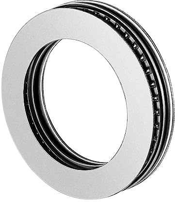 QUARKZMAN AXK3552+2AS Aguja Rodillo Empuje Rodamientos 35mm x 52mm x 4mm | 1uds, con Rodamiento Arandelas, Cromo Acero, para Construcción Maquinaria