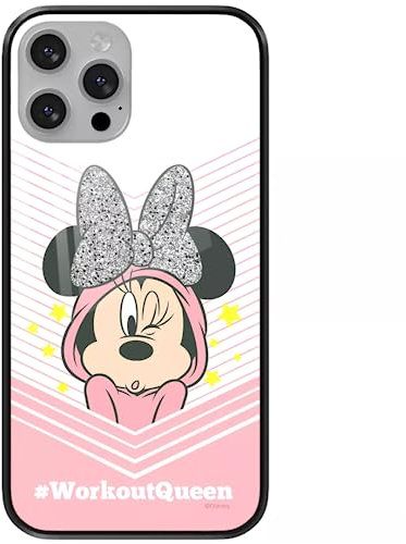 ERT GROUP Coque de téléphone Portable pour Apple Iphone 13 Original et sous Licence Officielle Disney Motif Minnie 053 en Verre trempé, Coque de Protection