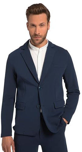 JP 1880, Chaqueta para Hombre, Tallas Grandes, Tallas Grandes, para Negocios, Nueva York, hasta 8 XL, Azul Noche Mate, XXXXXXXL