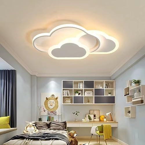 LED Cartoon Deckenleuchte für Kinder Mit Fernbedienung Unendliches Dimmen Kreativer Kronleuchter Spielzeug Licht für Kinder Kreatives Jungen- und Mädchenzimmer Wohnzimmer Schlafzimmer, Flur (Color :