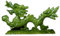 Grüne Jade-Statue, Feng Shui, Drache, Figur, Tiere, Figuren, Büro, Zuhause, Tischdekoration, Glück 2024, Neujahr, Drachenmaskottchen, Dekoration, Ornamente, die Reichtum und Glück anziehen,20cm