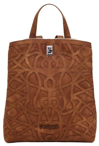 Desigual, ACCESSORIES PU Backpack Mini Donna, marrone, Einheitsgröße