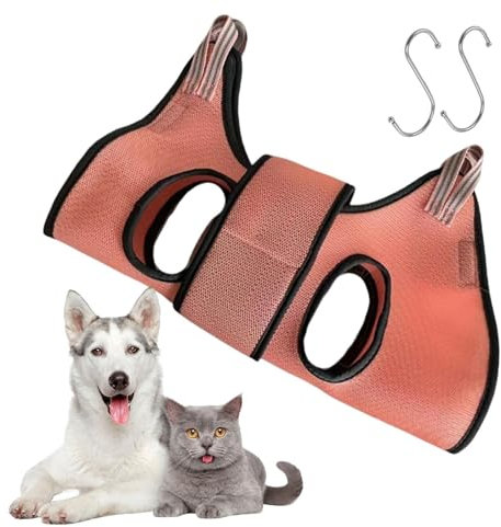 Quzente Pet Grooming Hammock, Dog Hanging Harness For Nail Clipping, Pet Bath Cleaning Restraint Bag For Dogs And Cats Bathing, Nail Clipping And Nail Trimming