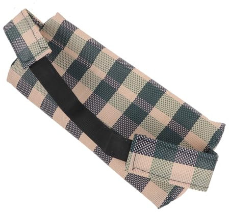 Gogogmee Strandstuhl Kopfkissen Kopfstütze Für Klappstuhl Verstellbar Schwamm Stoff Grün Kariert Abnehmbar Für Garten Liegestuhl Relaxsessel Strandstuhl Zubehör