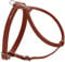 HUNTER Hundegeschirr Round & Soft Canadian UP, Farbe: Cognac, weiches, geschmeidiges Leder, rundgenäht, fellschonend, nachhaltig, Made in Germany, Größe: S/2