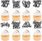 Xsstarmi 24 Pack Black Happy 40th Birthday Cupcake Toppers Forty Straight Outta 1985 Cupcake Picks Cheers to 40 Lengend Since 1985 Cake Decorations for 40th Birthday Anniversary Party Supplies