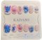 OMEIU Store 12Pcs 2 Pack Children Acrylic Fake Nails Press on Pre-glue Full Cover Glitter Color Rainbow Unicorn Mermaid Kids Stick On False Nail Art Kits Set Girls Birthday Gift (Stch 12pcs, one size)