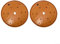 Plastic Flowerpot Drain Inserts 2 Pack Designed to Minimize Soil and Maximize Plant Health (Yellow)