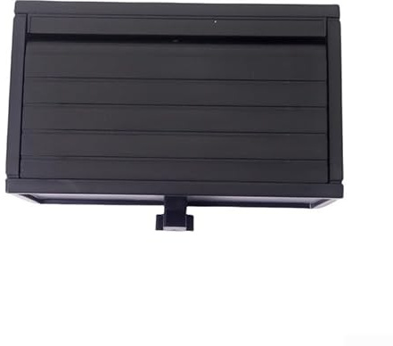 HpLive Wall-Mounted Car Key Storage Box Garage Model with Opening Door Key Holder for Home Hallway (Black)