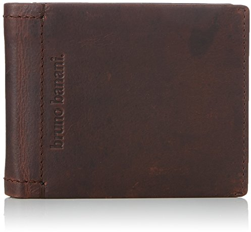 Bruno Banani Arizona_3 Geldbörse, Uni, Erwachsene, Braun (Braun), 2x9x12 cm (B x H x T)