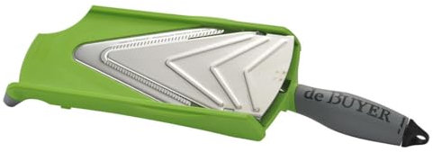 De Buyer - Mandoline coupe-tranche complet KOBRA - Vert - 36,5 x 12,2 x 8 cm -