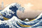 1art1 Katsushika Hokusai XXL Poster Die Große Welle Vor Kanagawa Plakat | Bild 120x80 cm