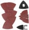 82pcs Triangle Sand Pad Sanding Paper Kit Oscillating Saw Sanding Kit Oscillating Multi Tool