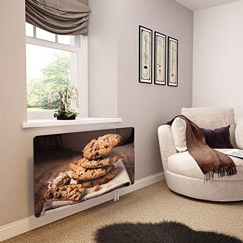 Glass Radiator Cover Printed - Chocolate Chip Cookie - Made by Premier Range in 1420mm Wide x 640mm High