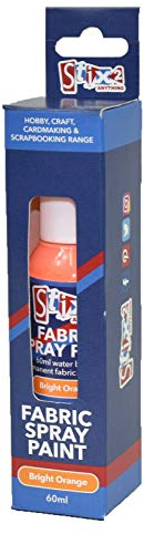 Textil-Sprühfarbe, permanent, Kunst- und Bastel-T-Shirt, verschiedene (leuchtendes Orange)