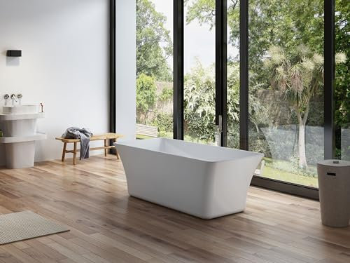 Baignoire Ilot Sorrow 170 blanche 170 x75 x58 cm, by SPALINA