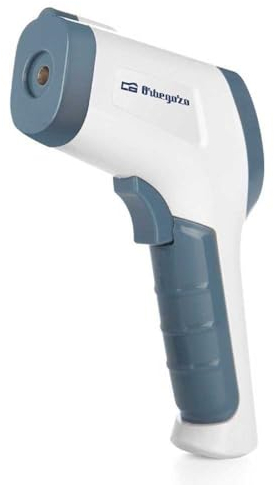 Orbegozo TEM 8000 Infrarot-Thermometer, Körper- und Oberflächen-Thermometer, LCD-Display, Anzeige bei niedrigem Batteriestand, Wechseleinheit, batteriebetrieben, mehrfarbig