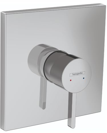 hansgrohe Wannenarmatur Finoris, Unterputz Brausebatterie, Duscharmatur für 1 Funktion, Chrom