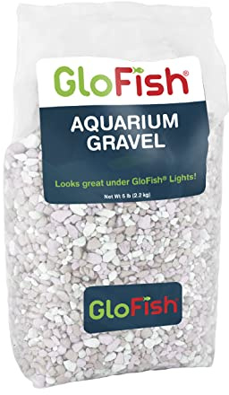 GloFish Aquarium Gravel 5 Pounds, Pearlescent, Complements Tanks and Décor (AQ-78484)