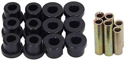 Asixxsix Kit boccole per Molle a Balestra Posteriori, 4 Pezzi Perno Posteriore 2 Pezzi 102506401 Perno Anteriore 12 Pezzi boccole per Club Car Precedent 2004-UP, Tempo 2018-UP Gas Electric