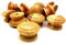 Pine KNOBS Large 45mm Deluxe Mushroom Wooden Kitchen Cupboard knobs Wood Cabinet Wardrobe Door Handles (Pack of 10)