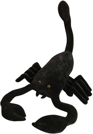 Perfeclan Skorpion Stofftier Plüschfigur Spielzeug Skorpion Kissen Ornament Simulation Umarmbares Gefülltes Skorpion Spielzeug Skorpion Plüschtier