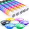 FPMYB 112 Stück Bunte Magnete Stark, Magnete für Magnettafel, Kühlschrank, Whiteboard, Pinnwand, Klassenzimmer, Büro, Foto