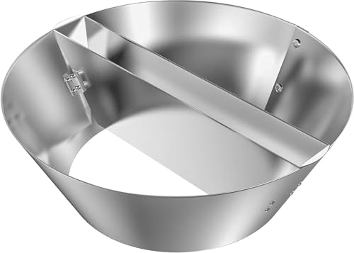 onlyfire Stainless Steel Charcoal Basket BBQ Fuel Dome with Water Reservoir for Weber Kettle Grill, Charcoal Grill and Other Ceramic Grills, Charcoal Basket Accessories, Charcoal Briquette Holder
