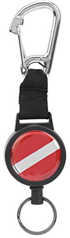 POENVFPO Tauch-Lanyard, Einziehbares Edelstahldraht-Anti-Verlust-Lanyard-Zubehör