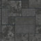 Glitter Brick Slate Stone Wallpaper - Black Charcoal Tile Effect Kitchen Bathroom - Modern Feature Wall Textured Vinyl