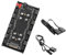 Hsthe Sea Case Hub Ventola, Controller 12V 4 Pin RGB + PWM 2 in 1 per Ventola di Raffreddamento LED RGB a 4 Pin per Computer