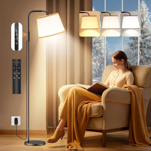 Caromolly Lampe de luminothérapie, 10 000 lux Lampe de luminothérapie avec télécommande, couleur/luminosité/minuterie réglables, moderne