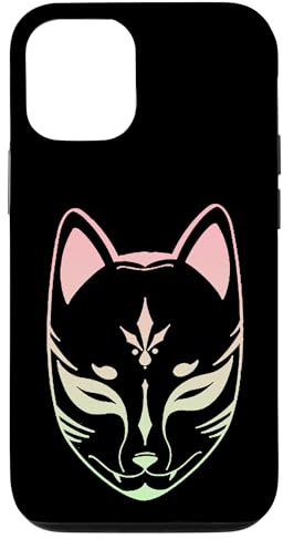 Hülle für iPhone 14 Anime Kitsune Retro Vintage Maske, Japanischer Fuchs