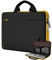 HSEOK Laptop Case 13.3-14 inch Briefcase Handbag, Water-Resistant and Shockproof Computer Sleeve Compatible with MacBook Pro 14, Mac Air/Pro 13.3 and 13-14 Notebooks Chromebooks,Black-yellow