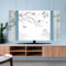 LONEU Chinesischer Stil TV Abdeckung Staubschutzhülle, Hülle Bezug für Fernsehen Schutzhülle Universal Fernseher Hülle Elastisch Staubschutz für 32-86 Zoll TV/PC-Bildschirme(Color:color19,Size:85in)