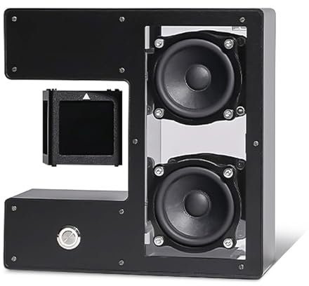 Silver Magnetic Levitating Speaker - Minimalist Style Speaker, Cool Tech Gadgets for Men, Creative Gifts for Home Office Decor