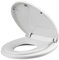 Kindertoilettensitz, Familien-Toilettensitz 2-in-1-Toilettensitz mit abnehmbarem eingebauten Kindersitz V Form Universal Fit Weiche enge Toilettensitz für Kleinkinder und Erwachsene