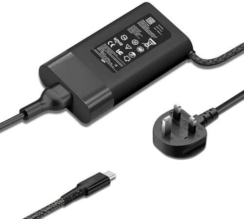 New Slim HP 65W USB C Laptop Charger Replacement for HP Envy X360 Spectre X360,Envy,Spectre,Elitebook,Elitebook X360,Chromebook,Elite x2 Travel Type C notebook Power Cord Supply