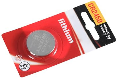 Wegiwuca CR2450 Batterien, Lithium-Batterien, 3 V Kapazität, Knopfzelle für elektronische symmetrische Uhren