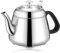 Tetera de té de 2l, tetera de acero inoxidable, de estufa con filtro de malla fina, manijas resistentes al calor de los reflejos de café con filtro para restaurantes, familia o fiesta