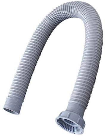 NUOBESTY 0.5m Tuyau De Vidange Avec Raccord Fileté Pour Machine à Laver Évier Salle De Bain Flexible Et Extensible Pour Lavabo Cuisine Et Lave-vaisselle