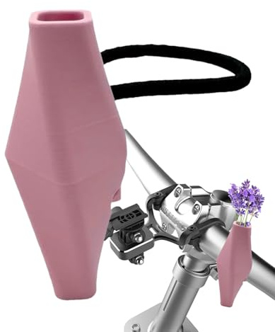 Motorrad Blumenvase Für Lenker - Fahrrad Blumenvase | Mini-Fahrradzubehör | Blumenhalter Für Lenker | Abnehmbare Motorrad-Blumenhalter | Zweirad-Lenkervase | Abnehmbarer Zweirad-Vasen-Anhänger