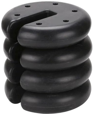 Home Source Gazebo Leg Weights – 4 Piece – Garden Boulder for Gazebo Tent Market Stall Pole Marquee Awning (Set of 4)