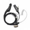 Sanfoelek PTT A Tube auricolare con microfono PTT compatibile con radio portatile Motorola APX2000 APX7000 APX6000 APX7500 DP4601 X P8668