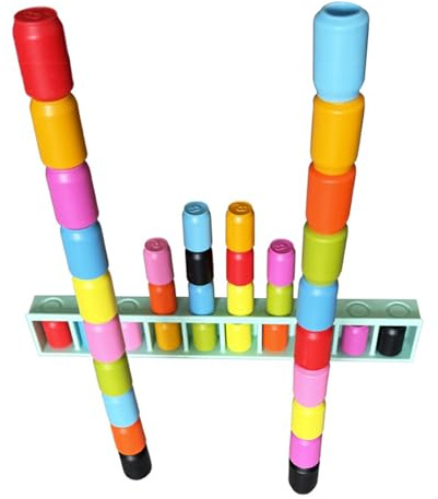 Kinder Zuordnungsspiel - Spielzeug Zum Farben Lernen Mit Flaschen,Kreatives Farben Zuordnungsspiel Für Kindergarten, Gruppen, Zuhause Und Unterwegs