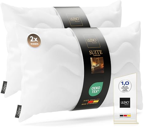 LILENO HOME 2er Set Kissenfüllung 70 x 90 cm - 95°C waschbares Innenkissen | geeignet für Allergiker - Polyester Kisseninlet als Sofa Kissen, Couchkissen, Cocktailkissen und Kopfkissen