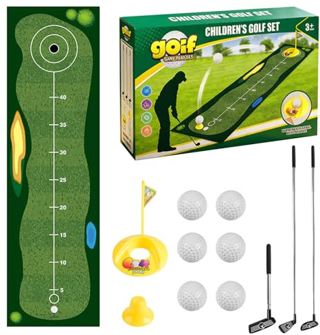 YNPQTDS Golfset für zu Hause – Ballsportspiel | Golfschläger-Set für – für Geburtstag, Urlaub, Familientreffen, Camping, Spielplatz, Park, Kindergarten